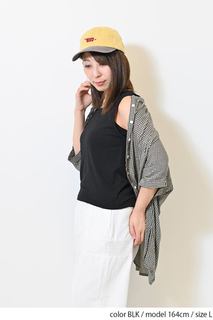 Cotton Basic Solid Tank ②