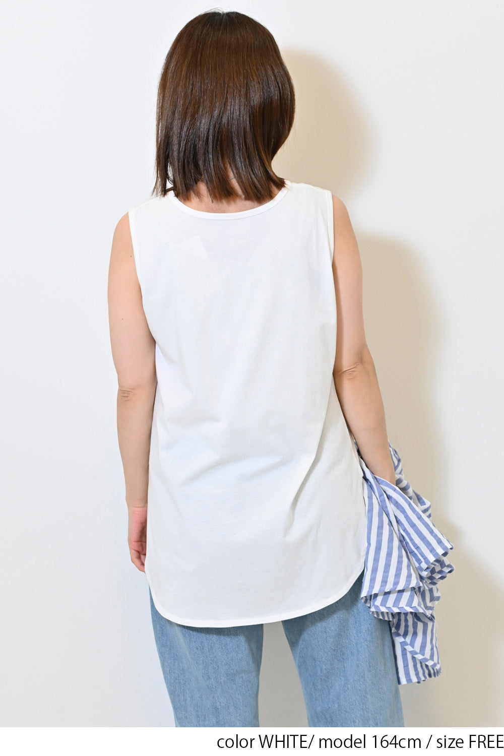 WHITE / 164cm / FREE