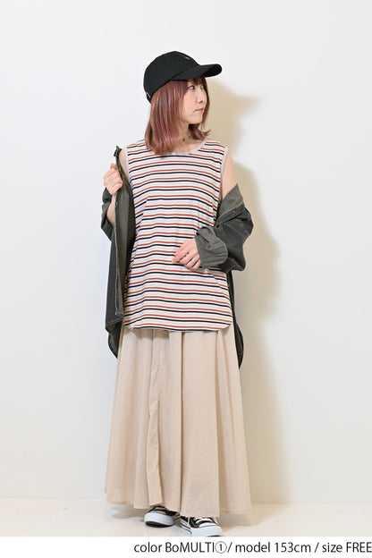 ≪SALE≫裾ラウンドタンクトップ