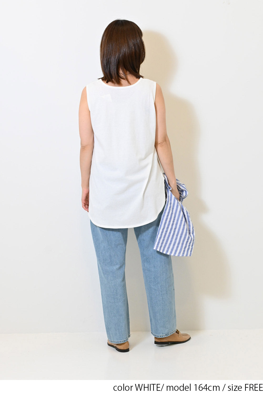 WHITE / 164cm / FREE