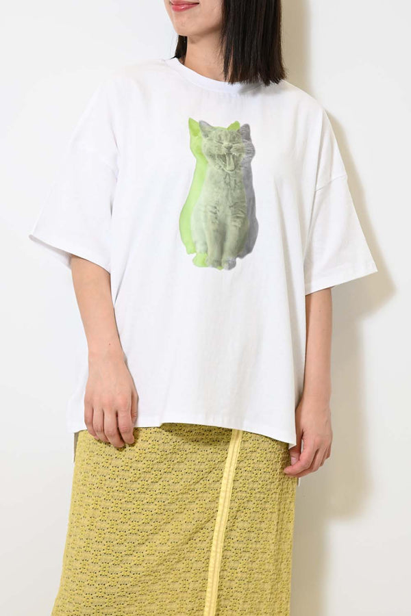 ねこグラデーションTシャツ