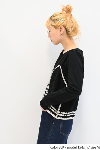 ニコニコ無地ロンTEE