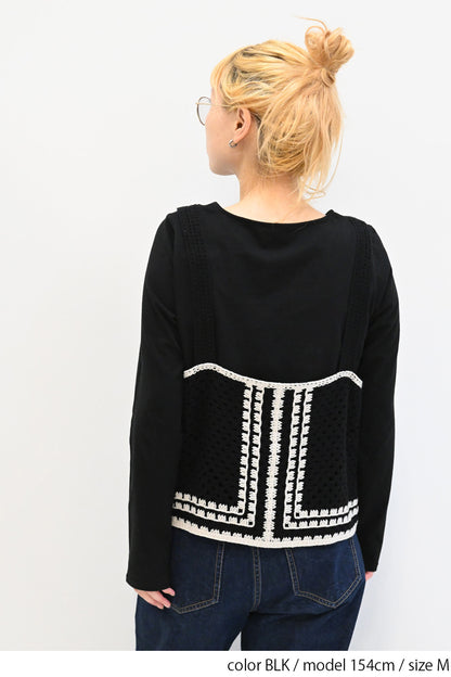 ニコニコ無地ロンTEE