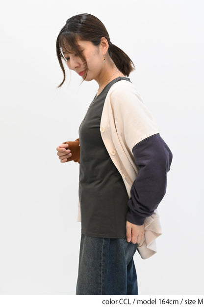 ニコニコ無地ロンTEE