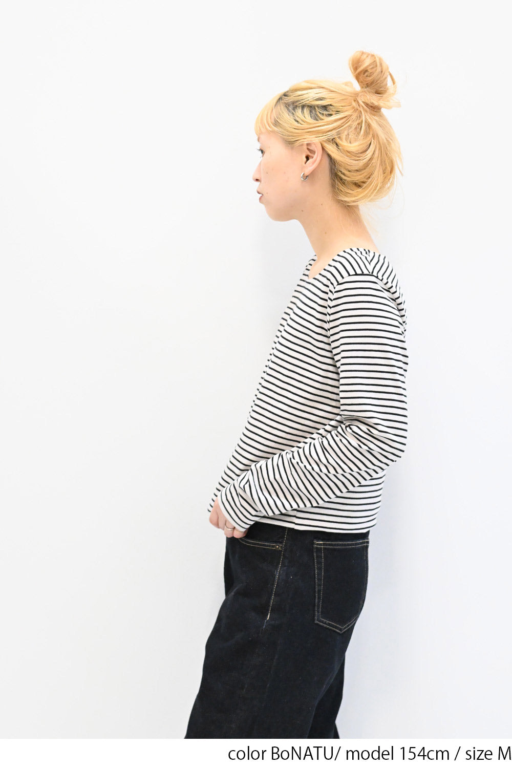 ≪SALE≫ Smiley Stripe Long Tee