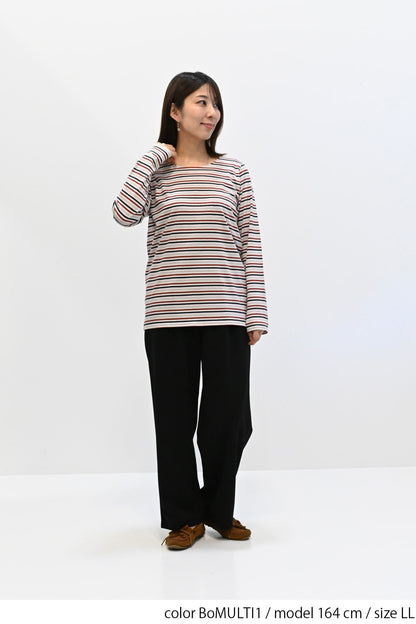 ≪SALE≫ Smiley Stripe Long Tee