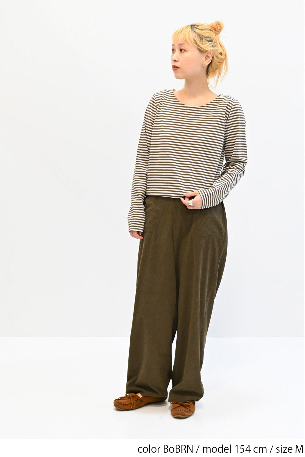 ≪SALE≫ Smiley Stripe Long Tee