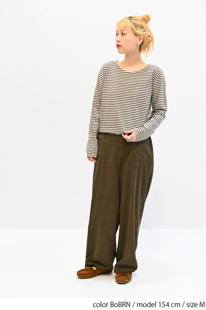 ≪SALE≫ Smiley Stripe Long Tee