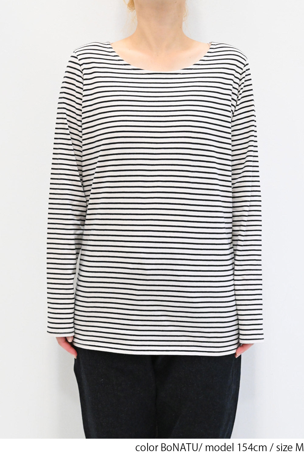 ≪SALE≫ Smiley Stripe Long Tee