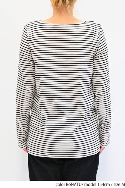 ≪SALE≫ Smiley Stripe Long Tee
