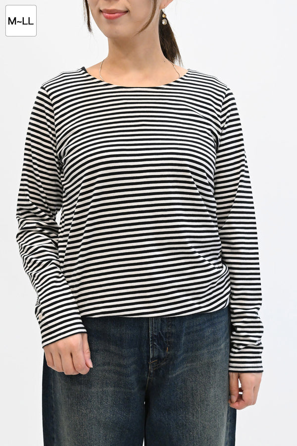 ≪SALE≫ Smiley Stripe Long Tee