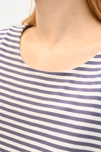 ≪SALE≫ Smiley Stripe Long Tee