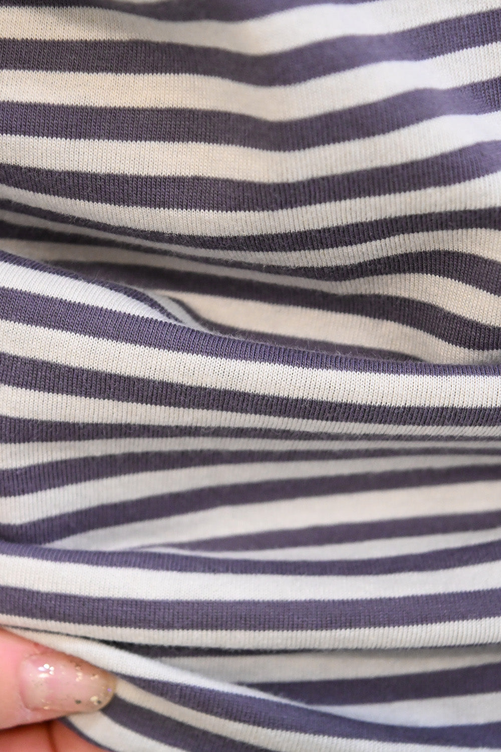 ≪SALE≫ Smiley Stripe Long Tee