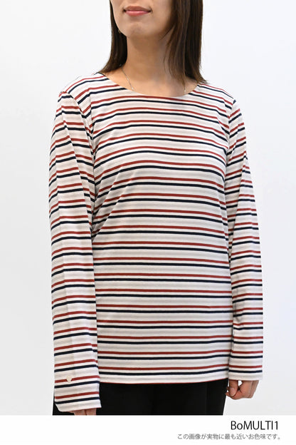 ≪SALE≫ Smiley Stripe Long Tee