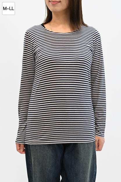 ≪SALE≫ Smiley Stripe Long Tee