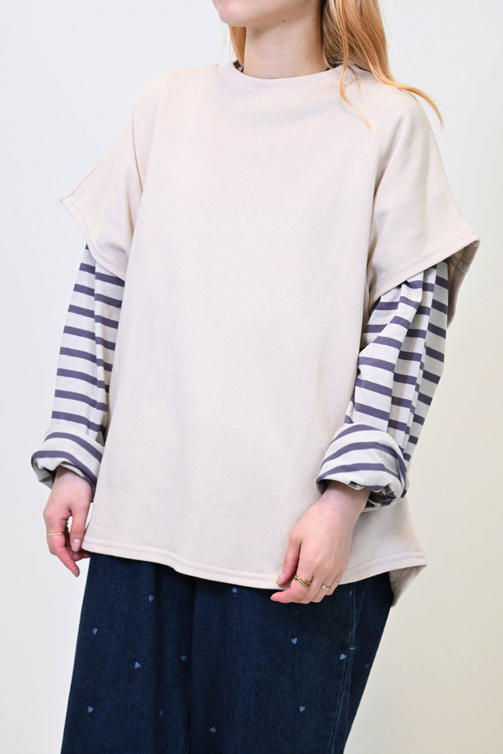 ≪SALE≫OE裏毛ゆるベスト – HEART MARKET