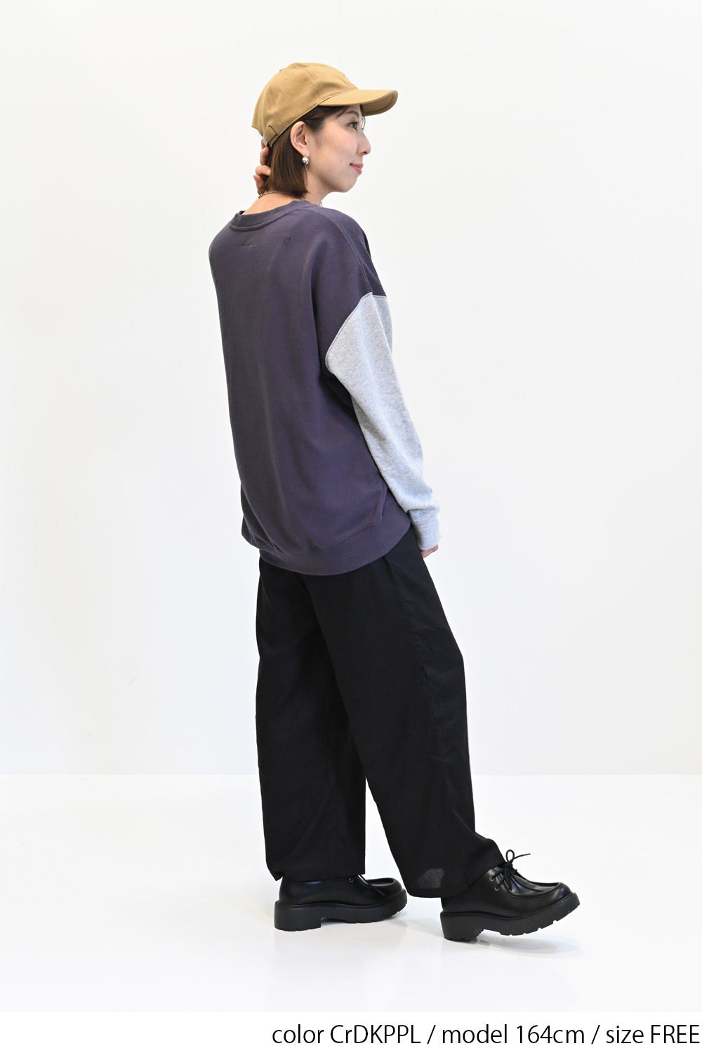 OE裏毛ゆるプルオーバー