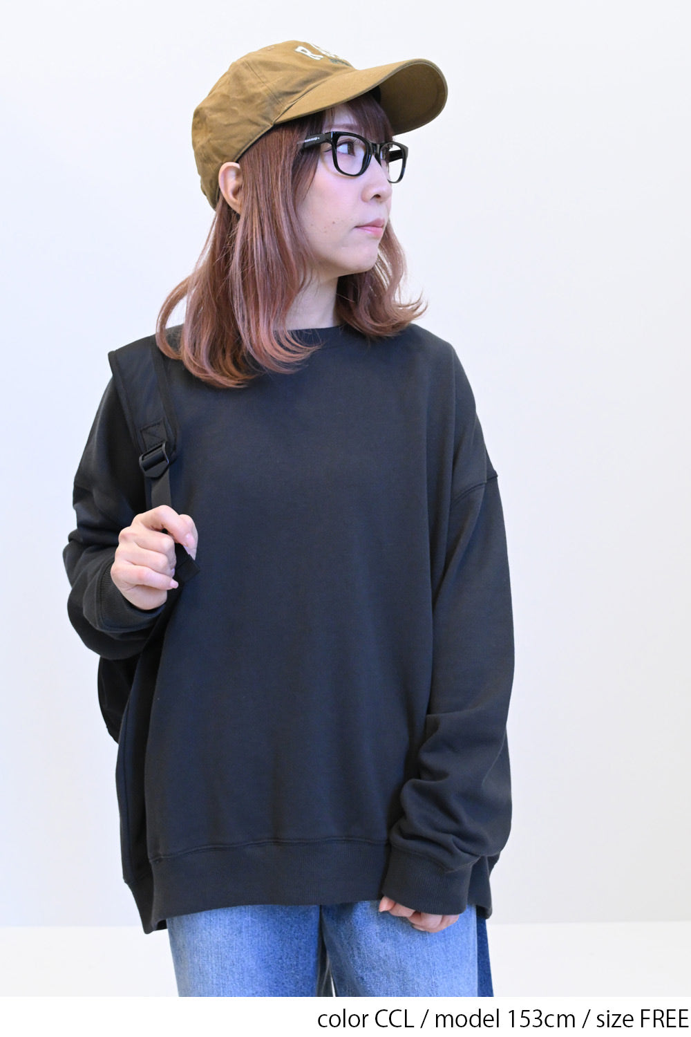 OE裏毛ゆるプルオーバー