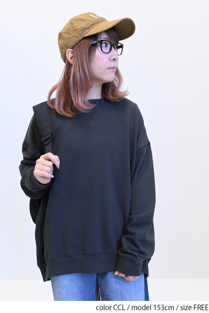 OE裏毛ゆるプルオーバー