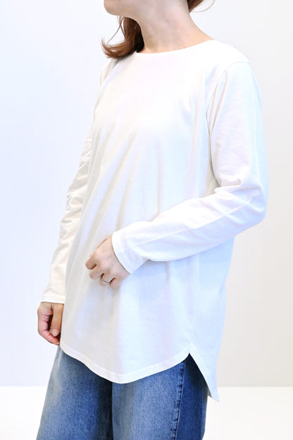 裾ラウンドロンTEE