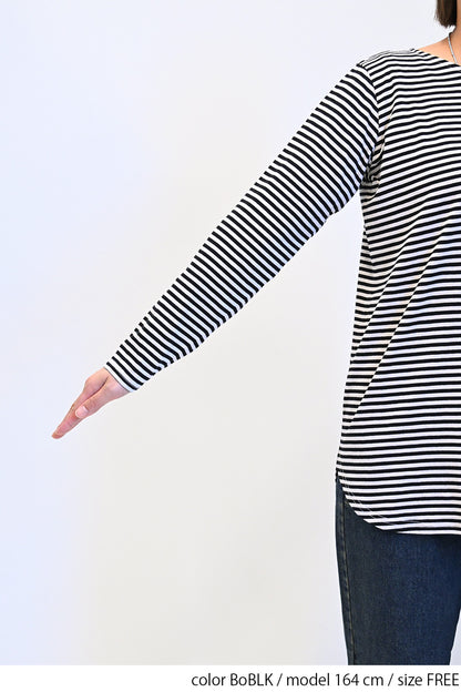 裾ラウンドロンTEE