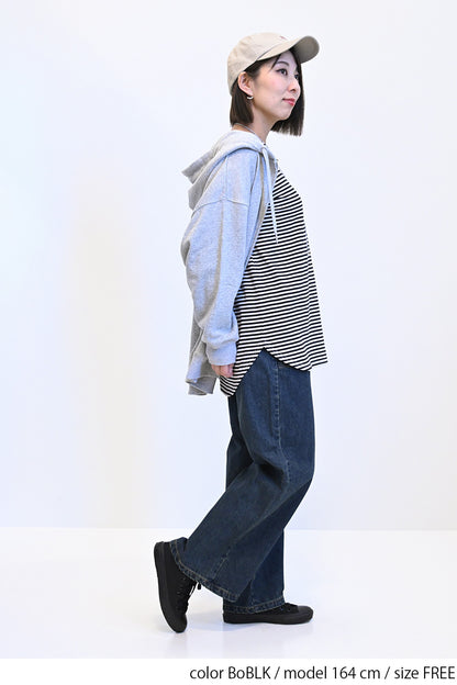 裾ラウンドロンTEE