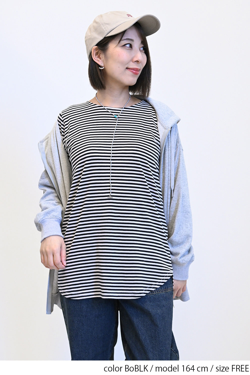 裾ラウンドロンTEE