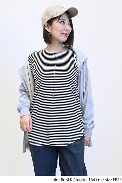 裾ラウンドロンTEE