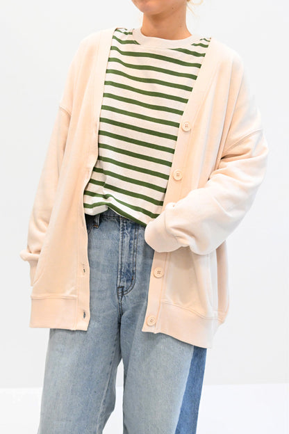 OE裏毛ゆったりカーディガン