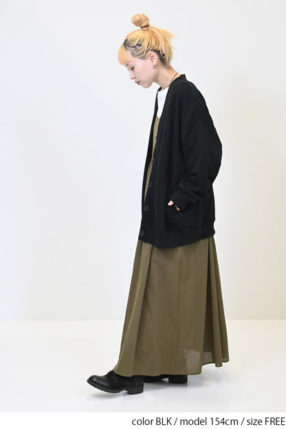 OE裏毛ゆったりカーディガン