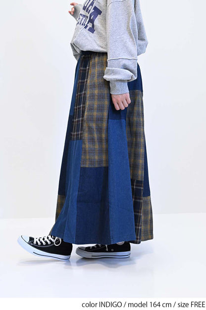 パッチワークスカート