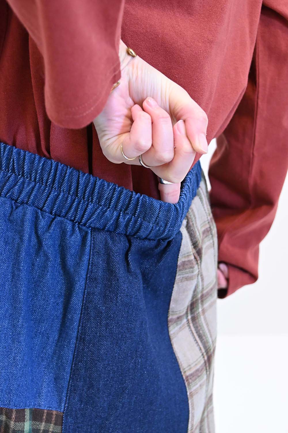 パッチワークスカート