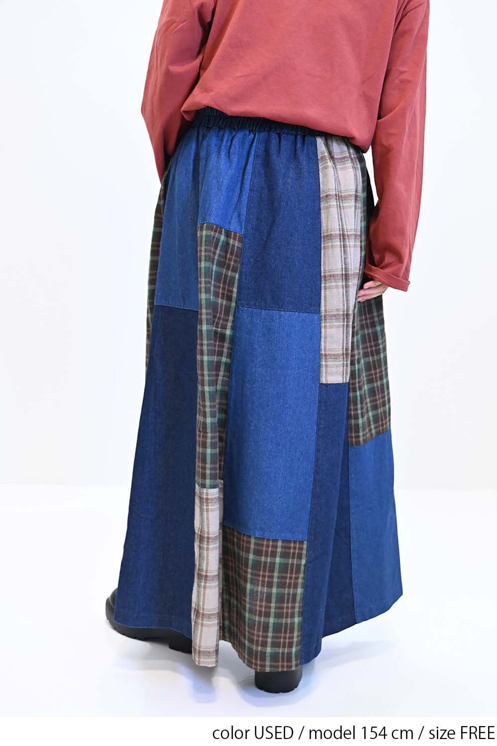 パッチワークスカート