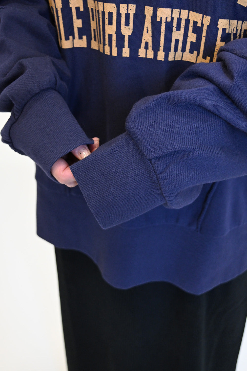 ≪SALE≫Patchwork Print Fleece Pullover
