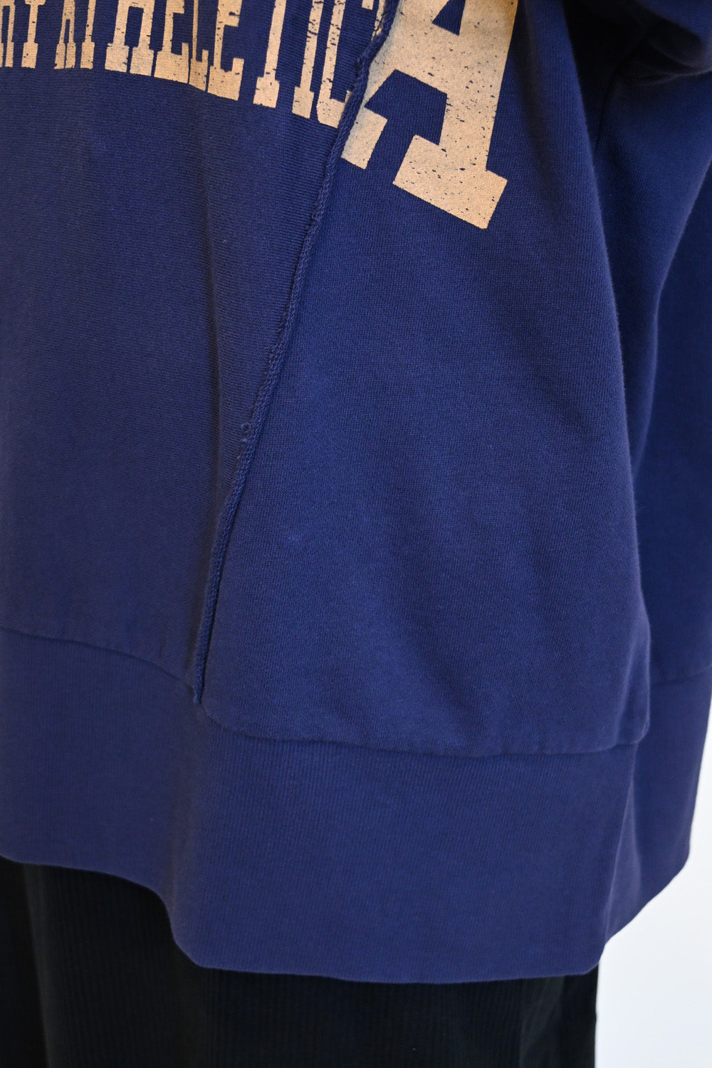 ≪SALE≫Patchwork Print Fleece Pullover