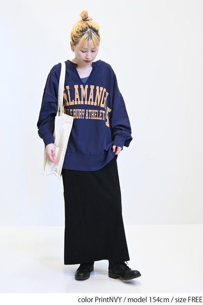 ≪SALE≫Patchwork Print Fleece Pullover