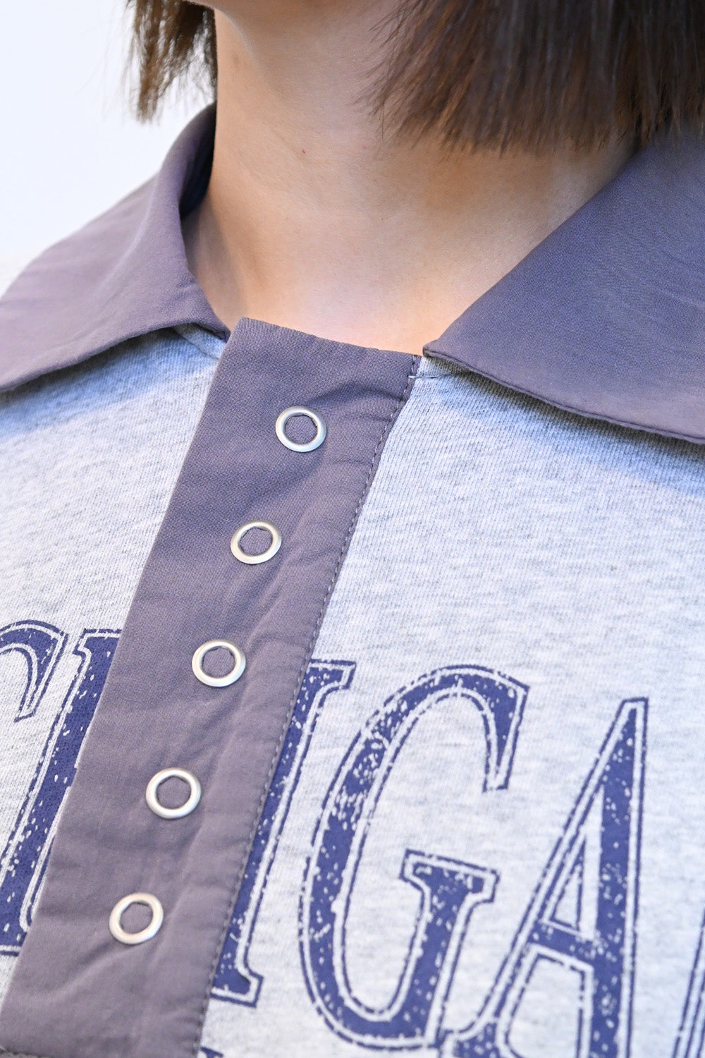 ≪SALE≫Collared Sweatshirt