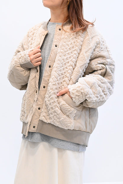 ≪SALE≫Boa & Quilted MA1 Blouson