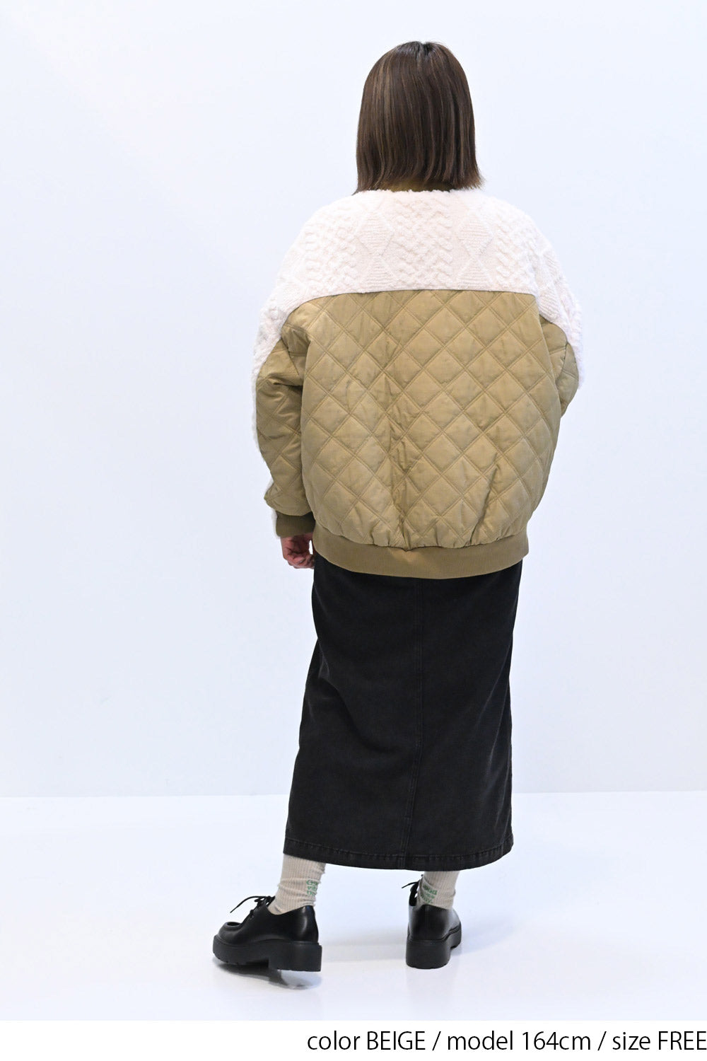 ≪SALE≫Boa & Quilted MA1 Blouson