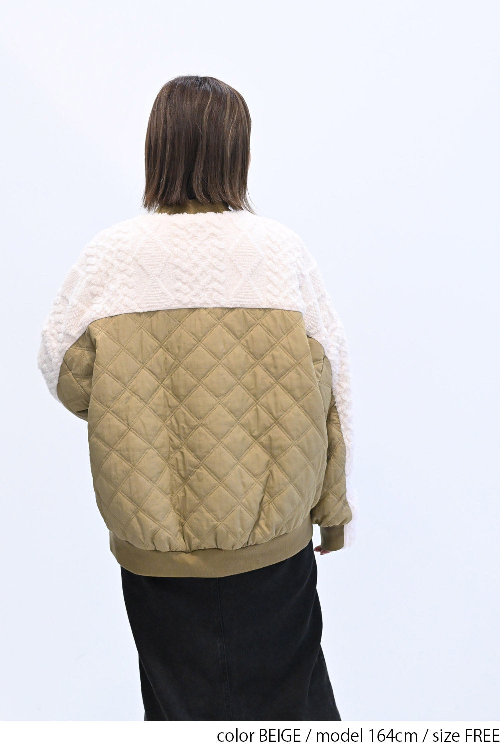 ≪SALE≫Boa & Quilted MA1 Blouson
