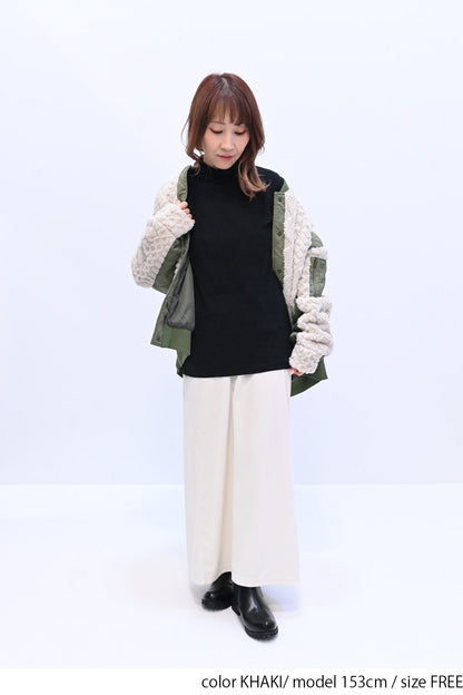 ≪SALE≫Boa & Quilted MA1 Blouson