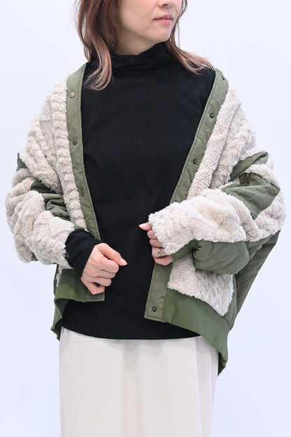≪SALE≫Boa & Quilted MA1 Blouson