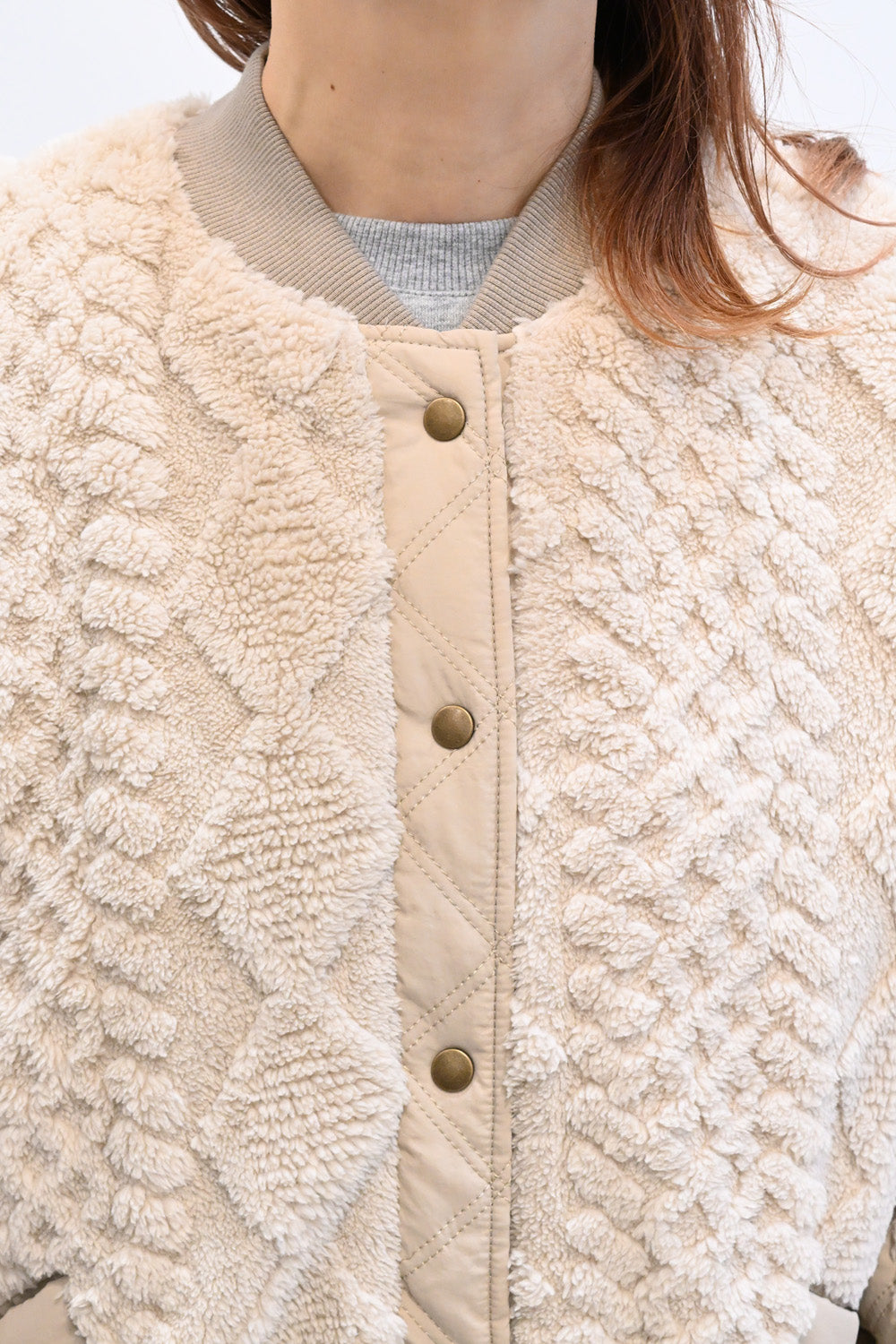 ≪SALE≫Boa & Quilted MA1 Blouson