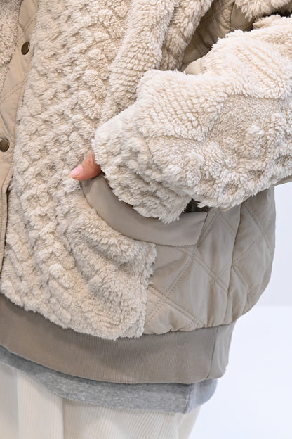 ≪SALE≫Boa & Quilted MA1 Blouson