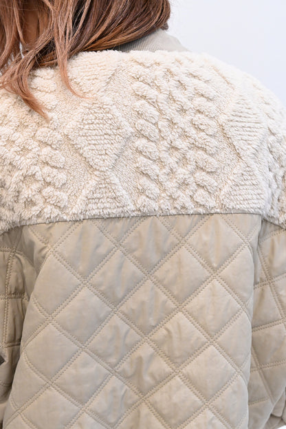 ≪SALE≫Boa & Quilted MA1 Blouson