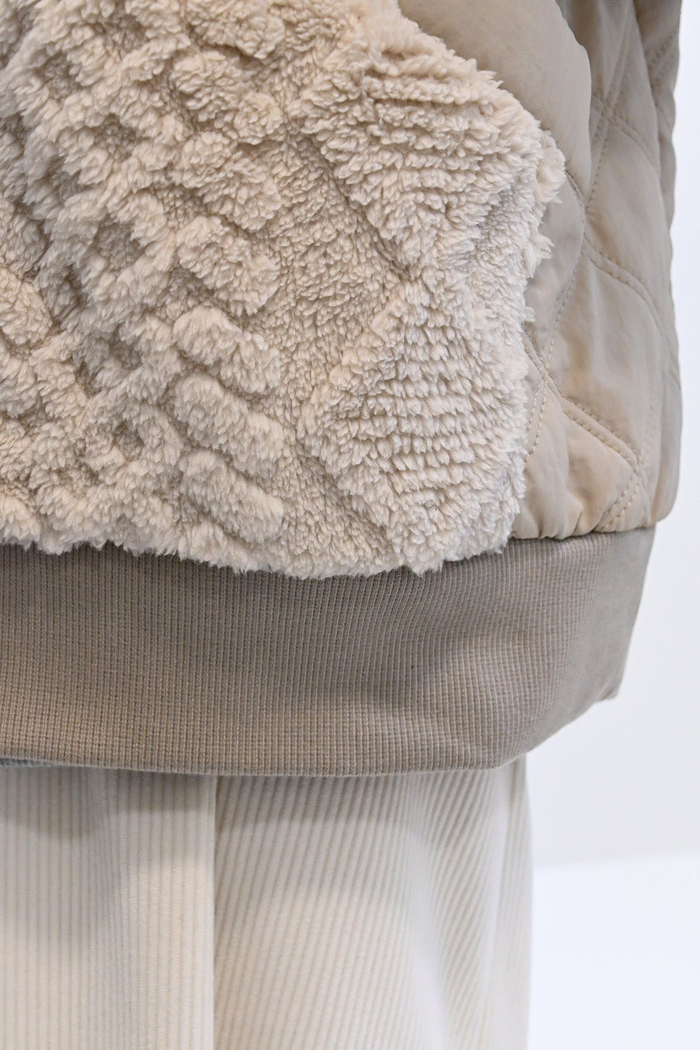 ≪SALE≫Boa & Quilted MA1 Blouson