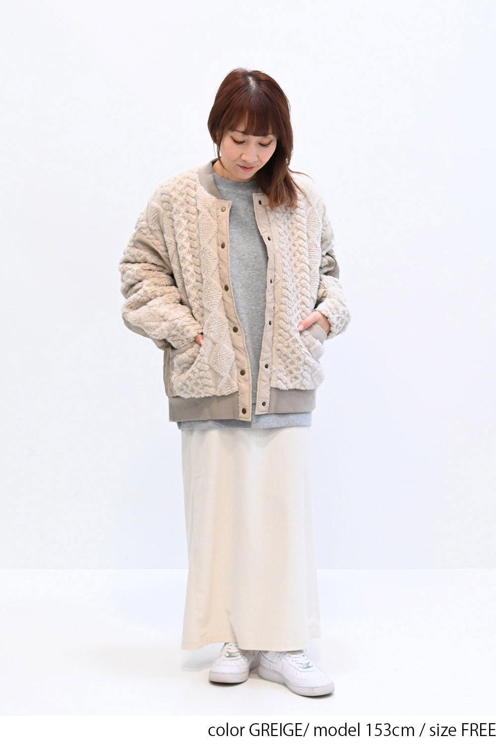 ≪SALE≫Boa & Quilted MA1 Blouson