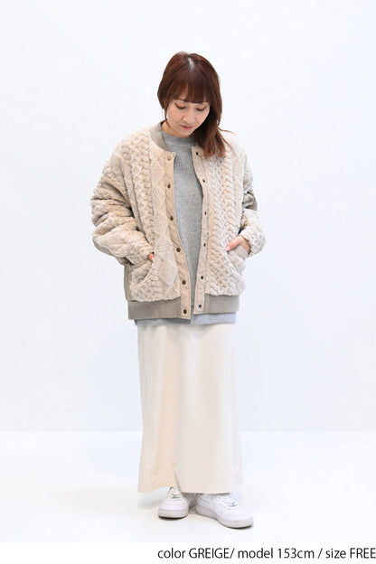 ≪SALE≫Boa & Quilted MA1 Blouson