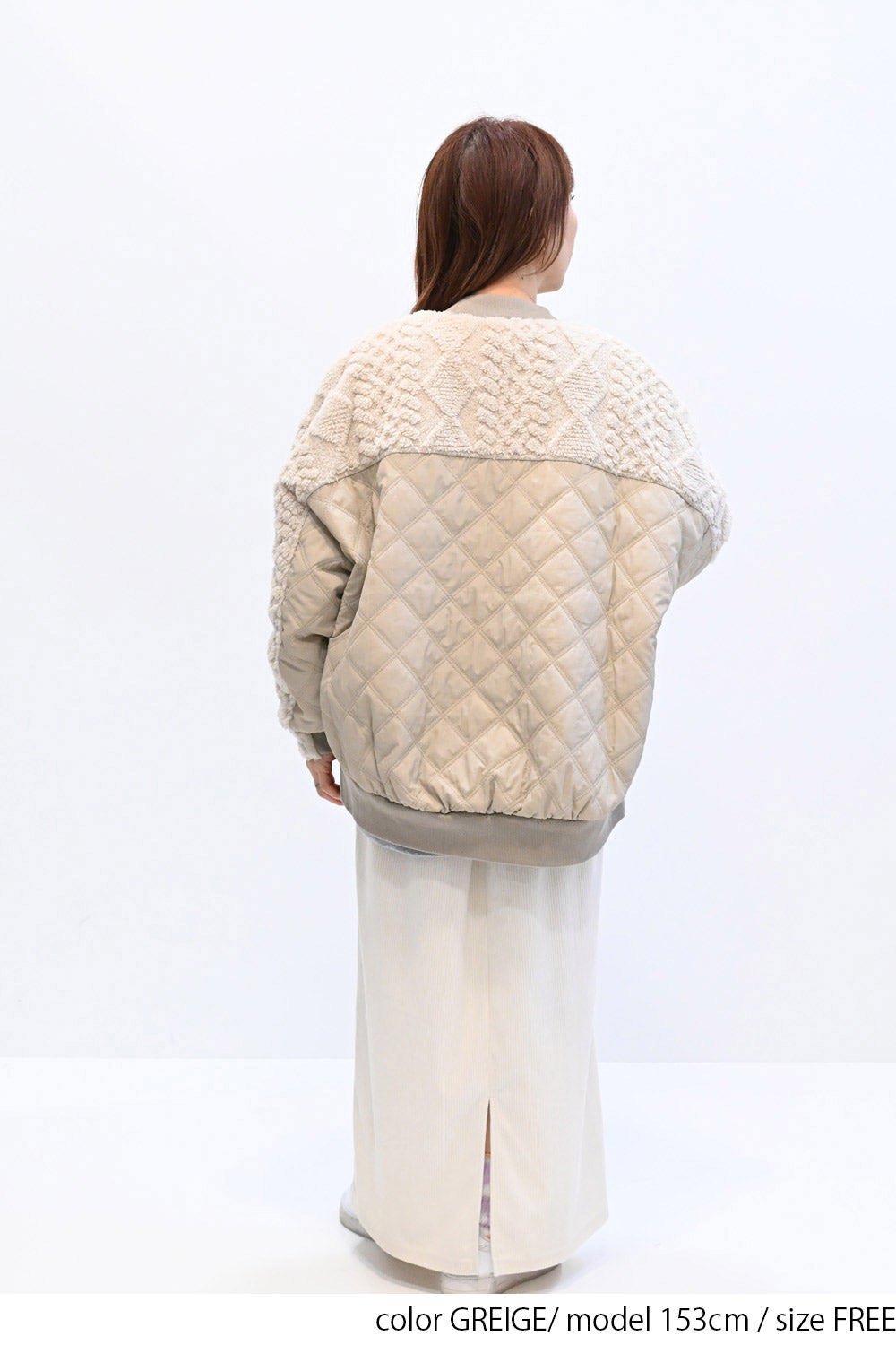 ≪SALE≫Boa & Quilted MA1 Blouson