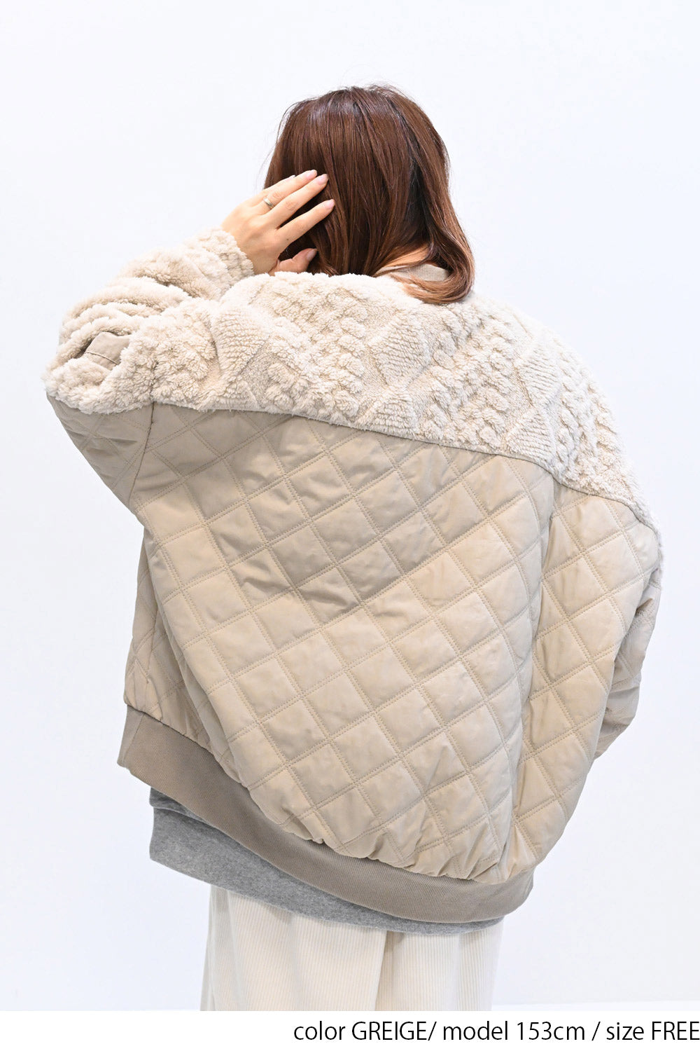 ≪SALE≫Boa & Quilted MA1 Blouson